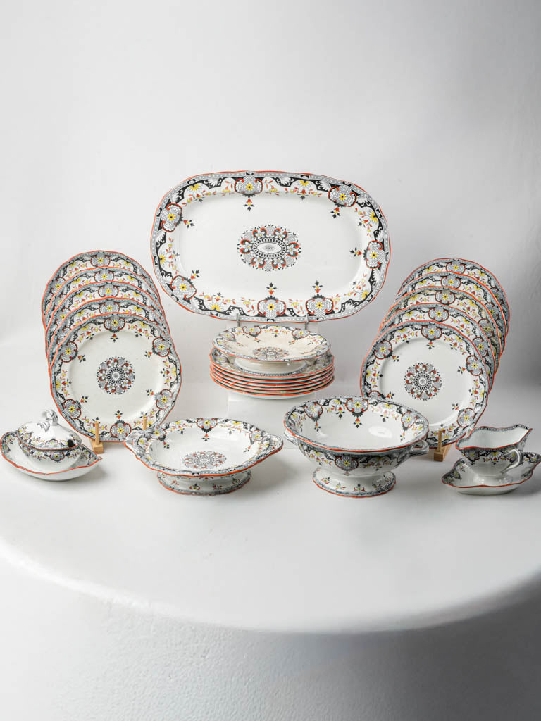 Ornate 19th-Century Dinner Service