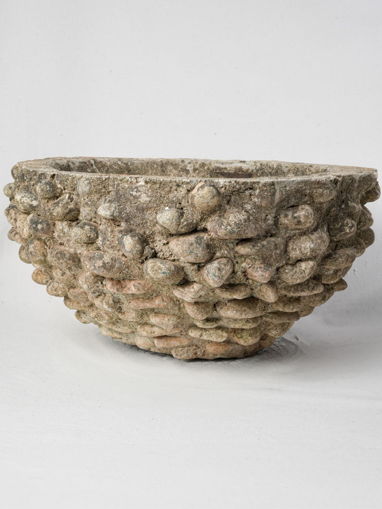Vintage 1950s French cement planter  