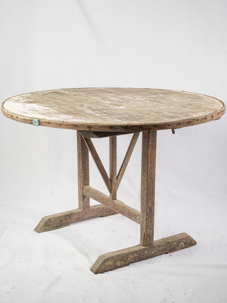 Rustic antique French winegrower’s table  