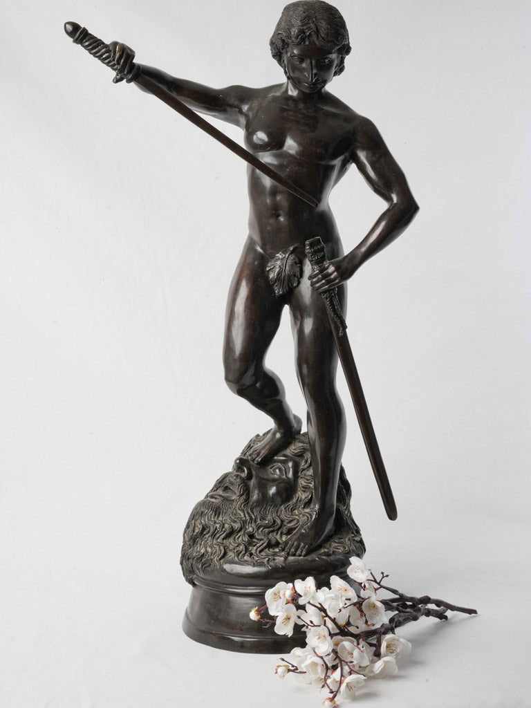 Antique bronze sculpture