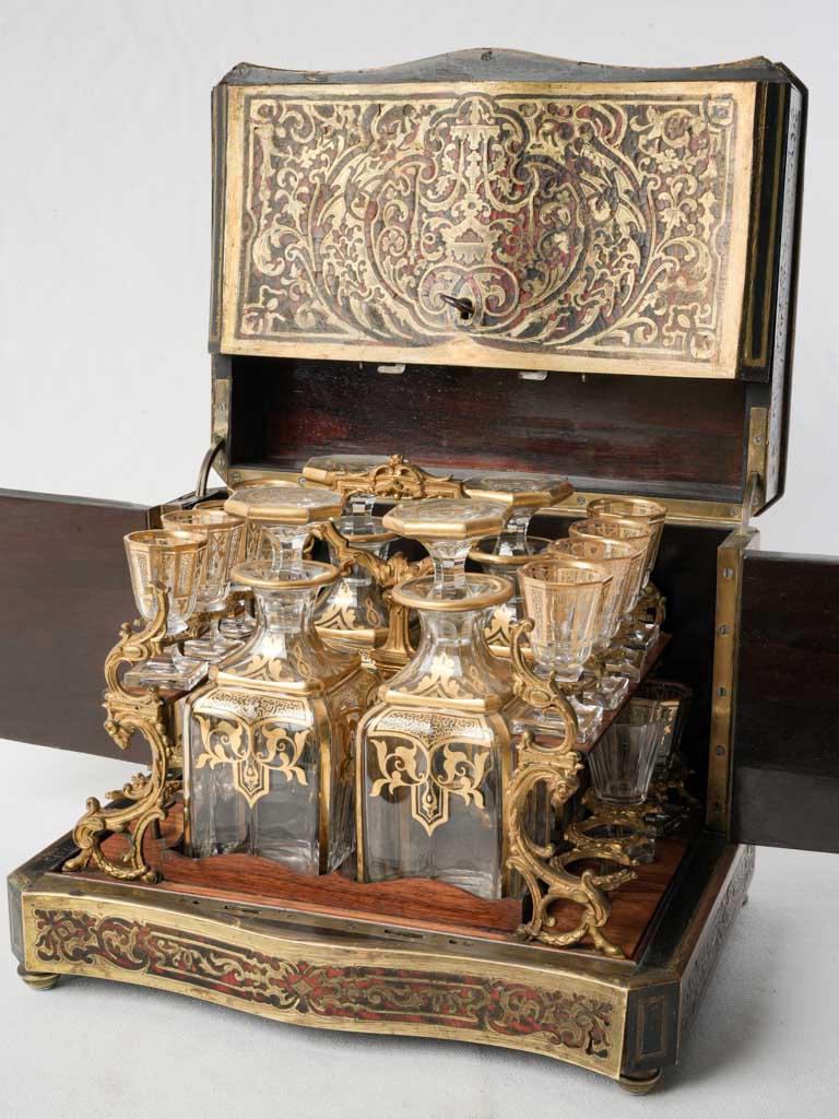 Ornate Charles X liquor cabinet  