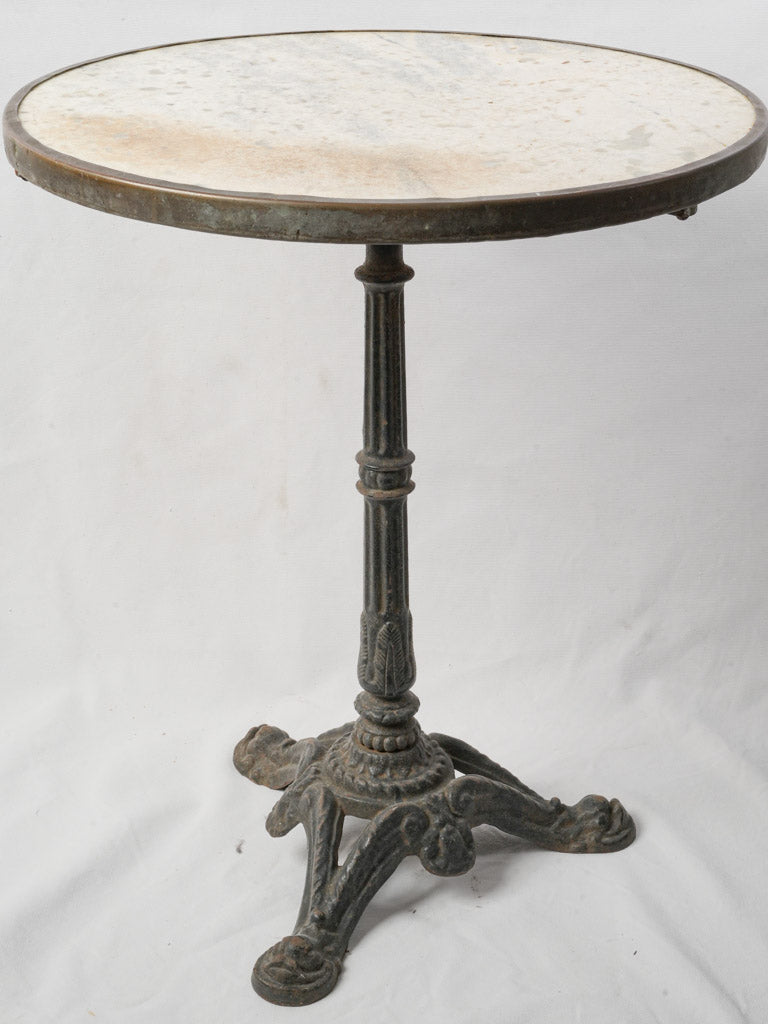 Antique elegant French bistro table  