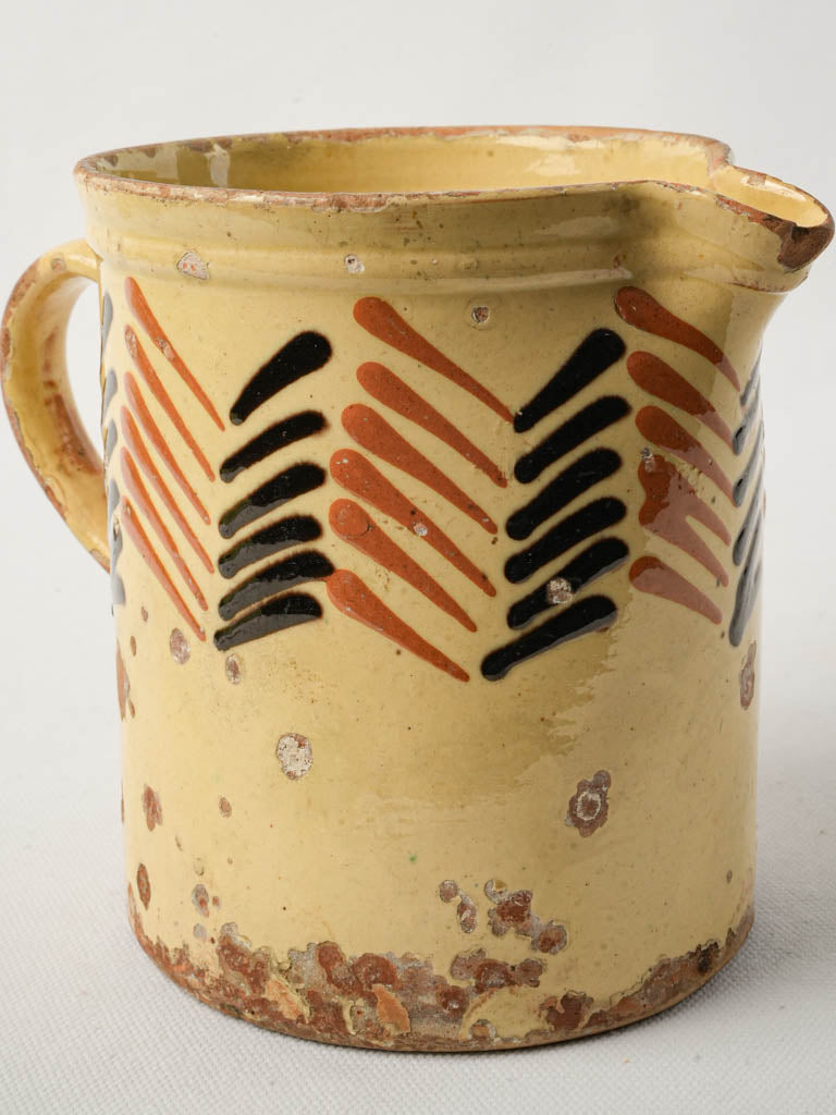 Exquisite Savoyard terracotta pitcher