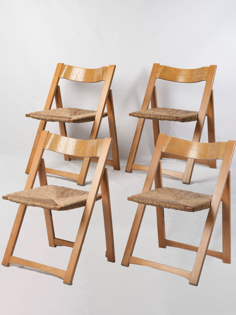 Vintage Italian folding chairs  