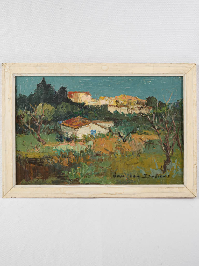 Mid-century Provençal oil painting  