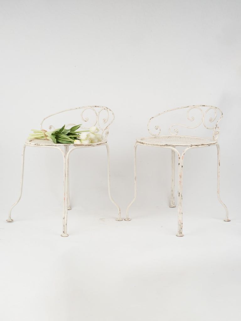 Vintage Wrought Iron Chairs