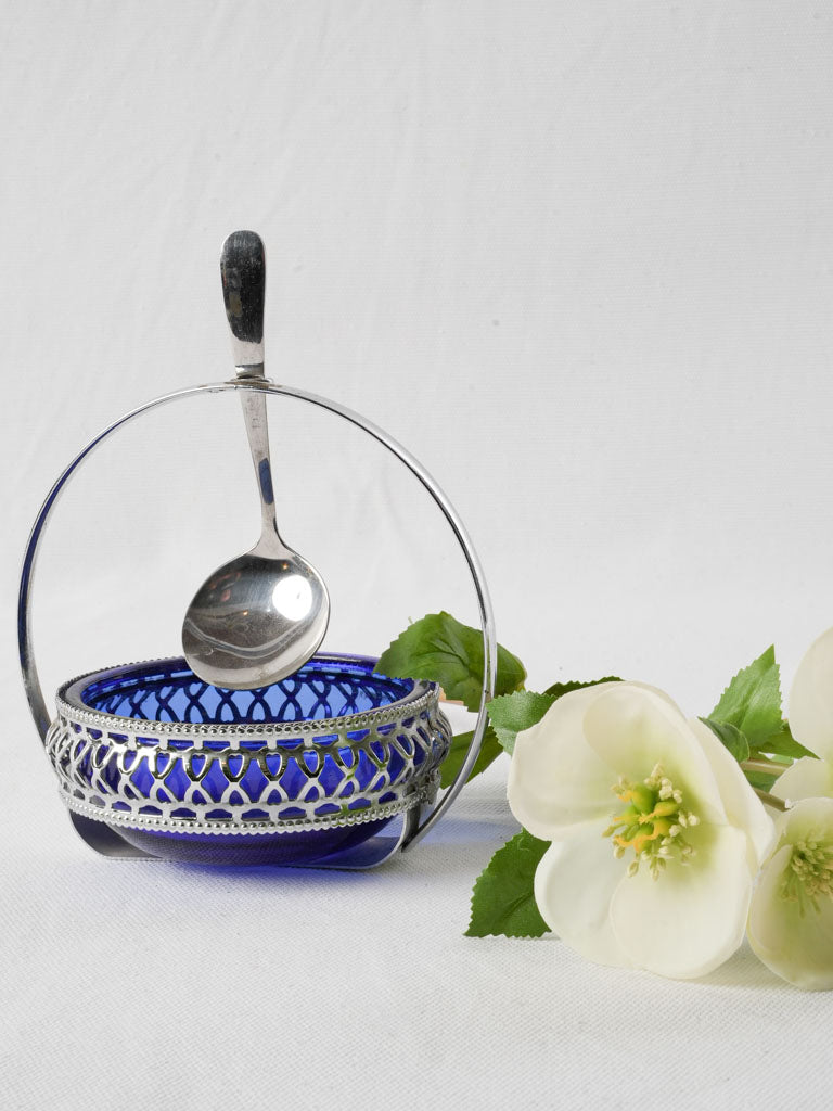 Vintage charming sugar basket  