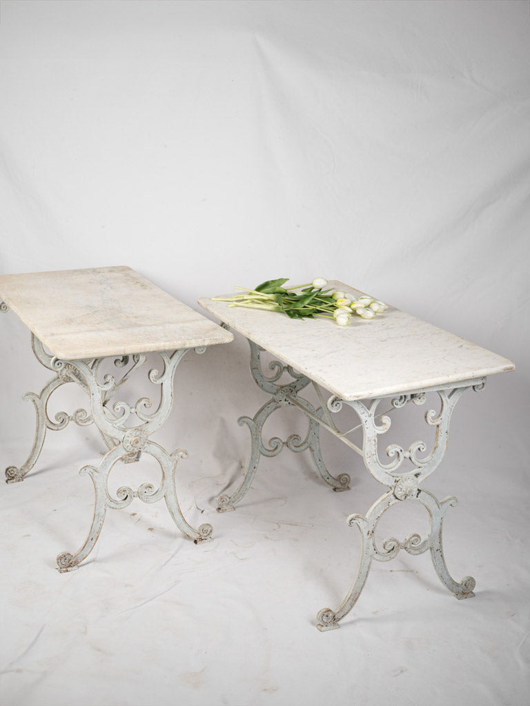 Exquisite marble bistro tables