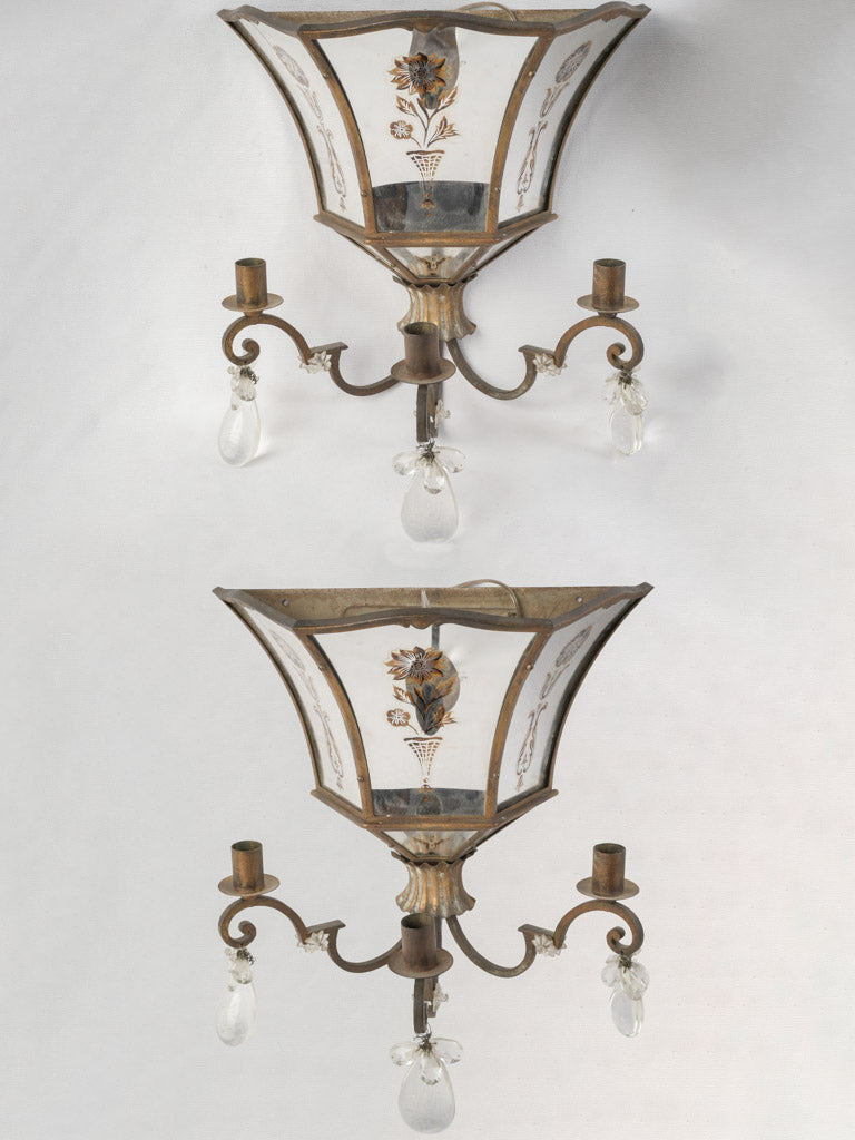 Elegant Art Deco wall sconces  