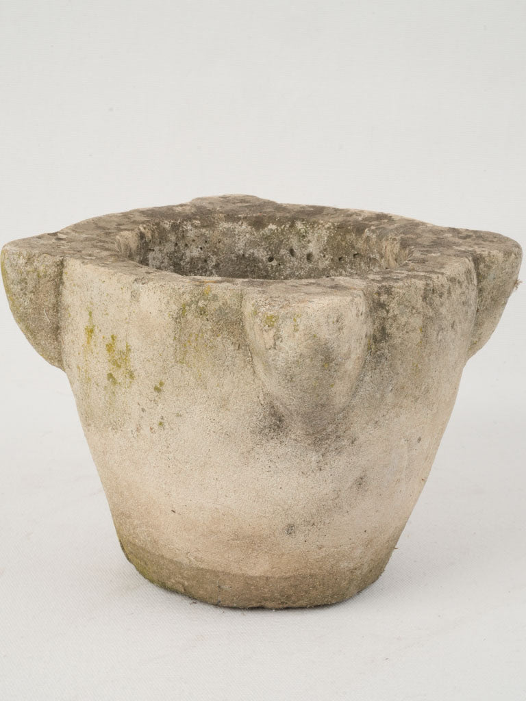 Weathered 19th Century French Stone Mortar