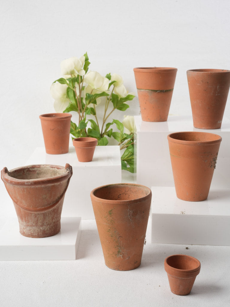 French crafted terracotta pottery
