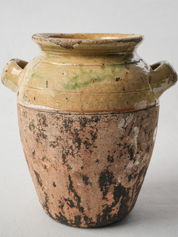 Antique French ceramic pot