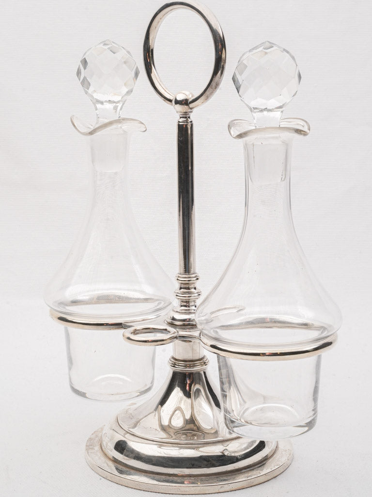 Elegant vintage cruet set  