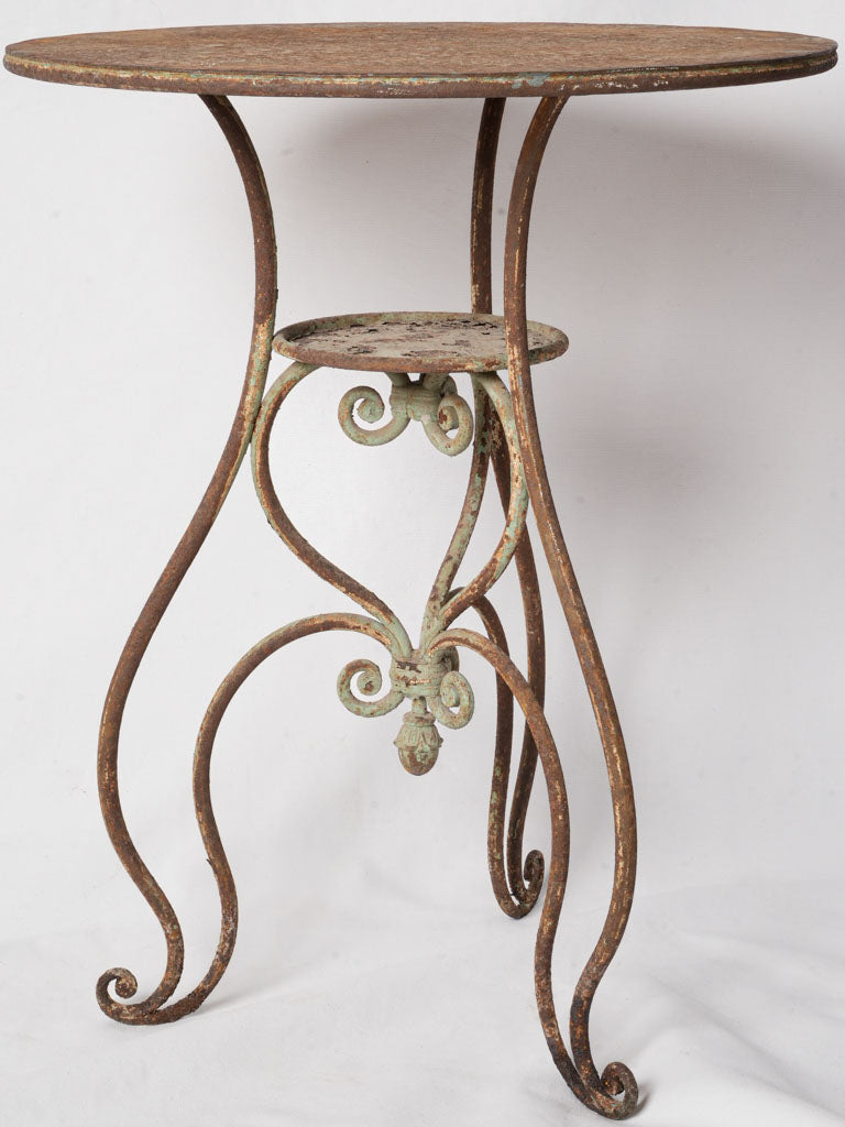 Antique Italian wrought iron table  