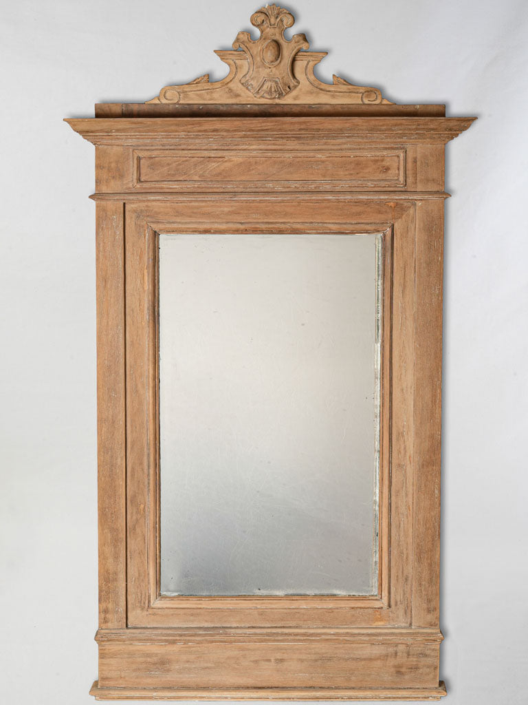 Rustic vintage wooden mirror