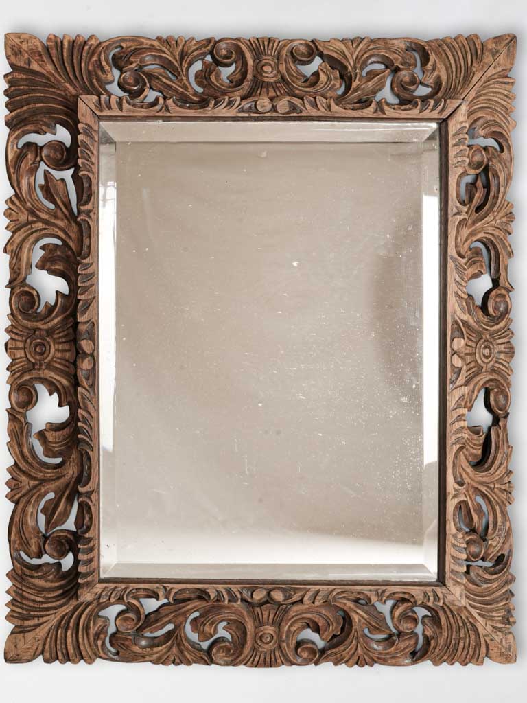 Antique Italian Beveled Mirror