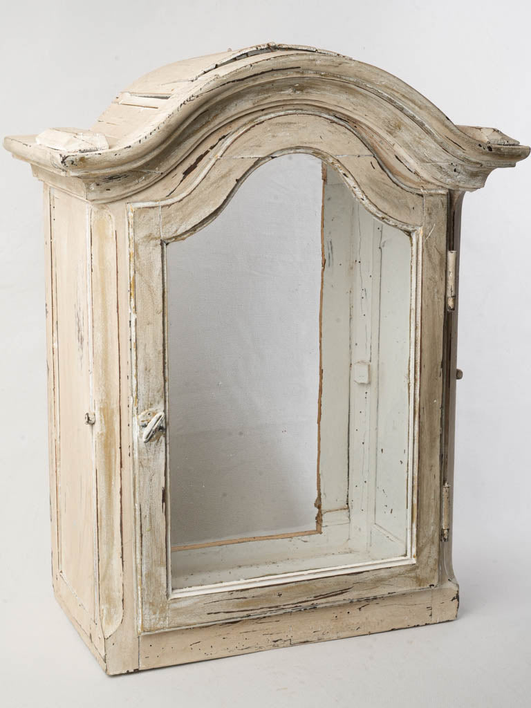 Vintage distressed wall cabinet