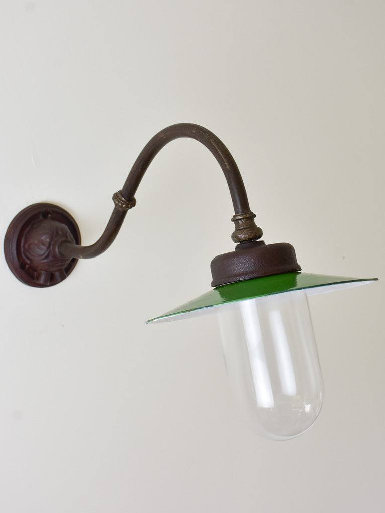 Artisan-made French outdoor wall sconce