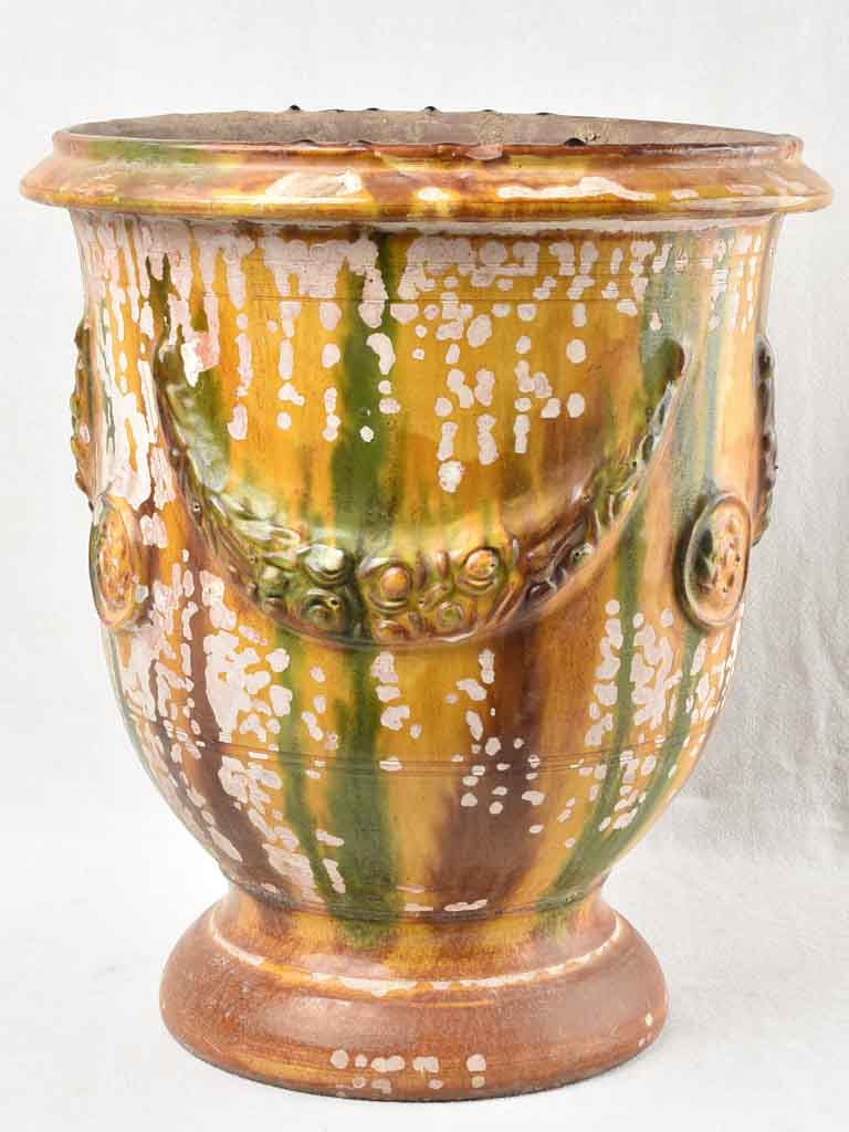 Vintage French terracotta citrus planter
