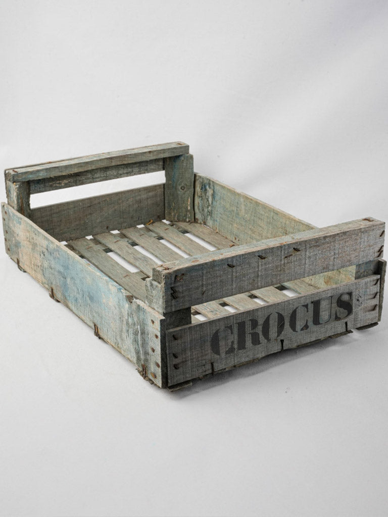 Charming antique wooden flower crate